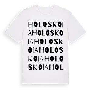Holoskoia ordlek t-shirt – ekologisk bomull t-shirt från Pinshirt