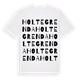 Holtegrenda ordlek t-shirt
