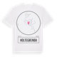 White t-shirt med Holtegrenda t-shirt