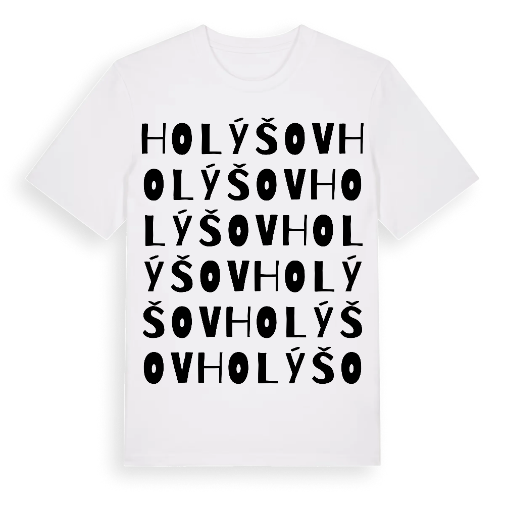 Holýšov ordlek t-shirt – White, i miljö