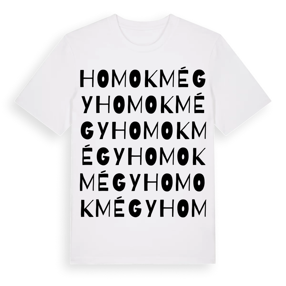 Homokmégy ordlek t-shirt – White, i miljö