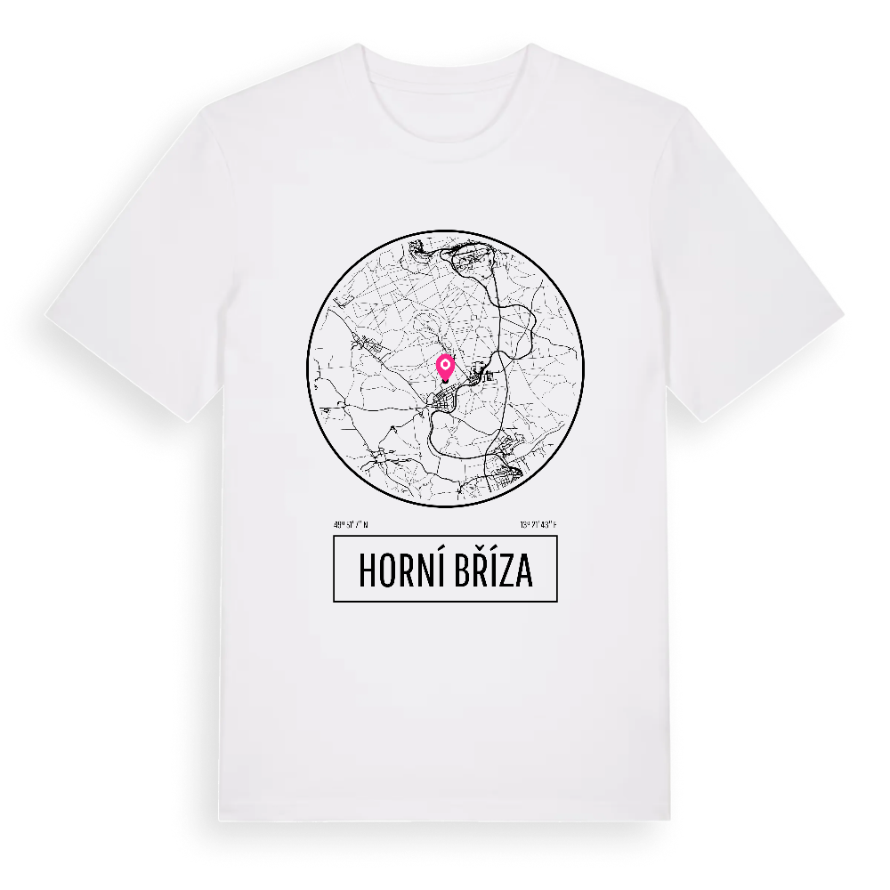 Horní Bříza t-shirt – White, i miljö