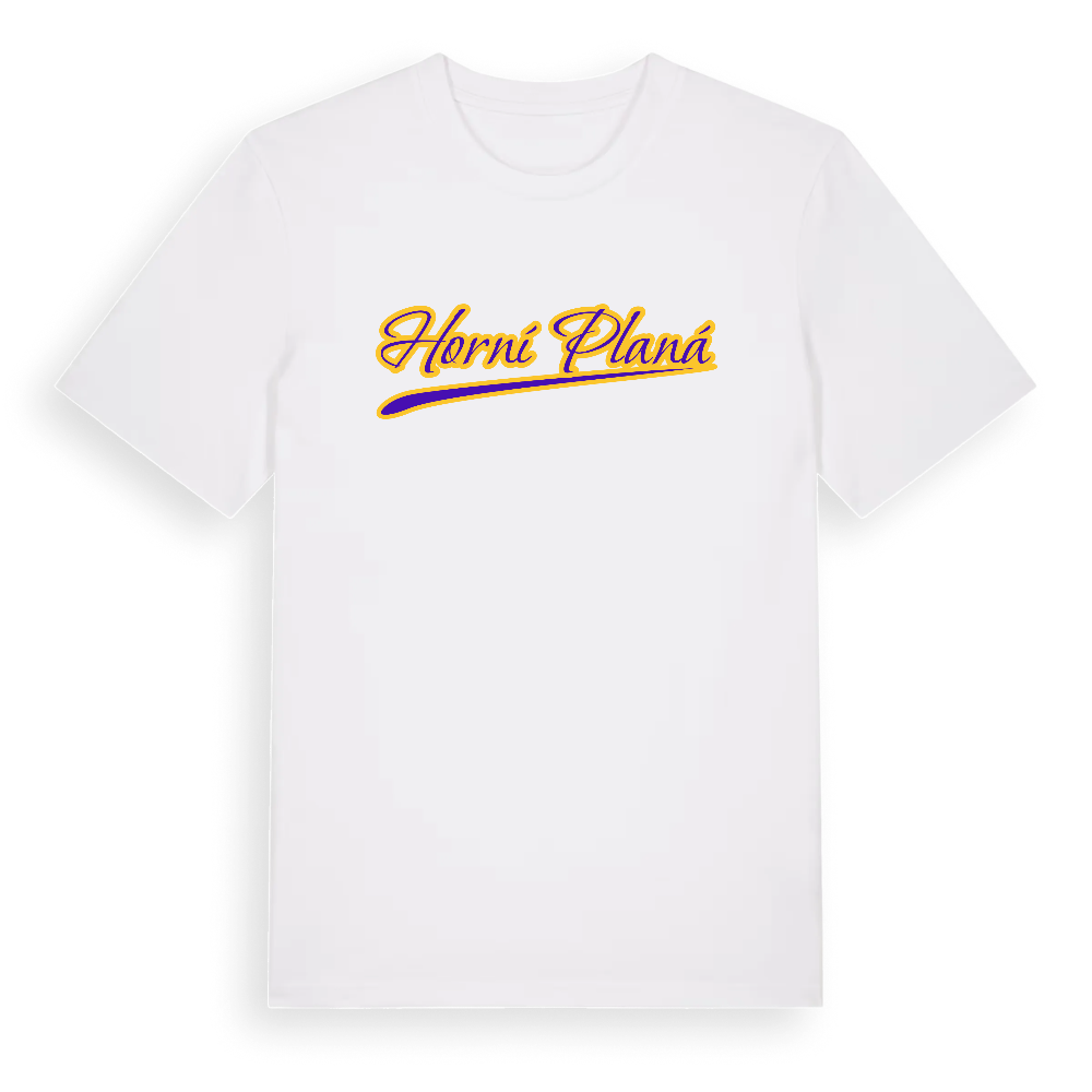 Horní Planá baseball t-shirt – White, i miljö