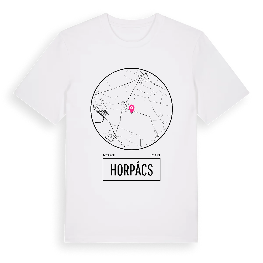 Horpács t-shirt – White, i miljö