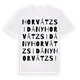 Horvátzsidány ordlek t-shirt
