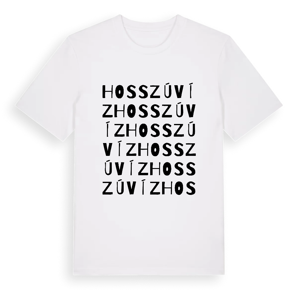Hosszúvíz ordlek t-shirt – White, i miljö