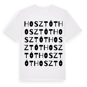 Hosztót ordlek t-shirt – ekologisk bomull t-shirt från Pinshirt
