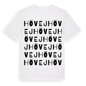 Hövej ordlek t-shirt – ekologisk bomull t-shirt från Pinshirt