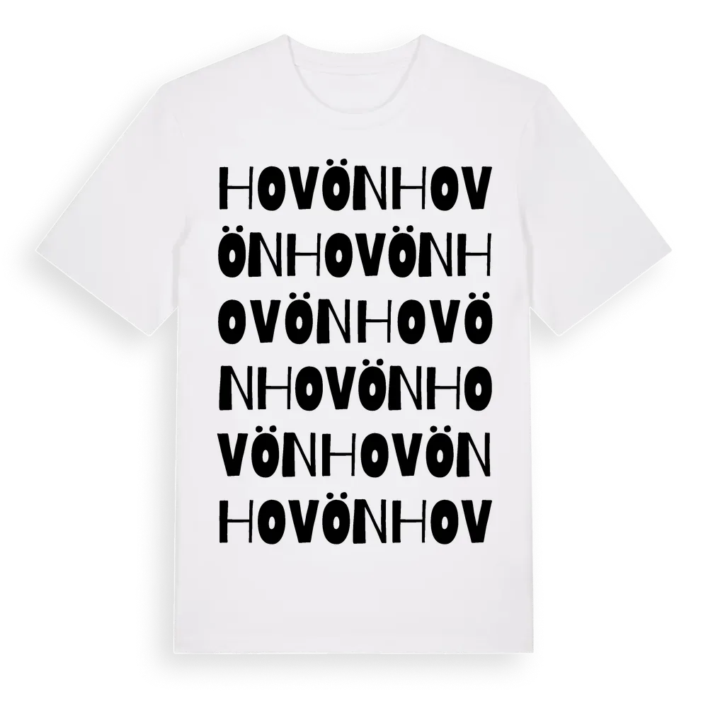 Hovön ordlek t-shirt i miljö