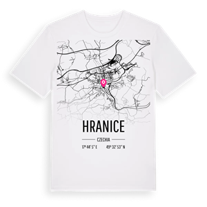 Hranice karta t-shirt – ekologisk bomull t-shirt från Pinshirt