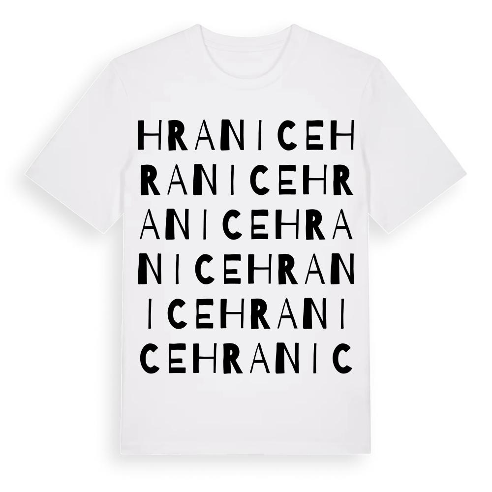 Hranice ordlek t-shirt – White, i miljö