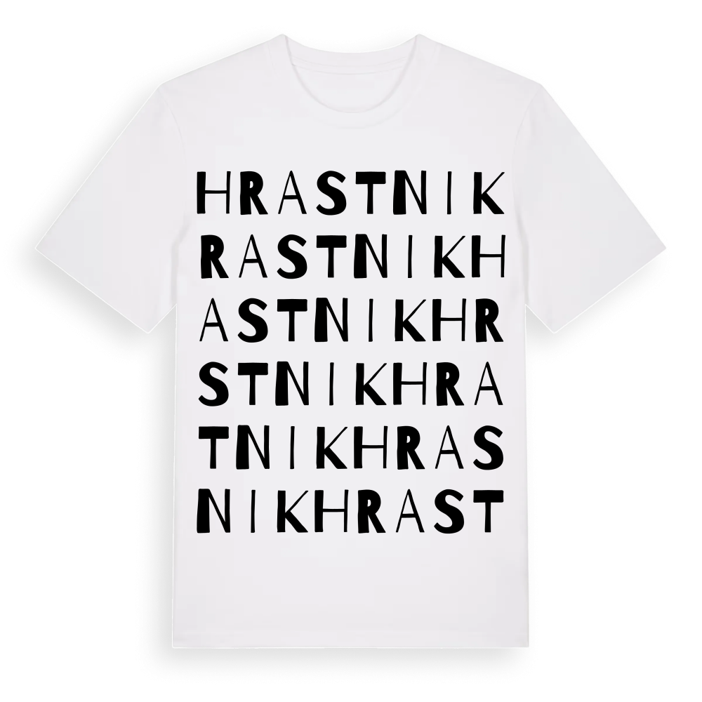 Hrastnik ordlek t-shirt – White, i miljö
