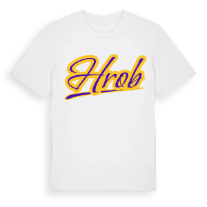 Hrob baseball t-shirt – ekologisk bomull t-shirt från Pinshirt