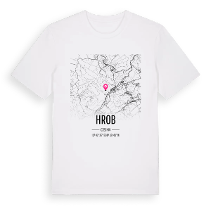 Hrob karta t-shirt – ekologisk bomull t-shirt från Pinshirt