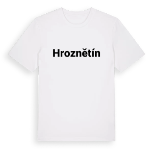 Hroznětín fetstil t-shirt – ekologisk bomull t-shirt från Pinshirt