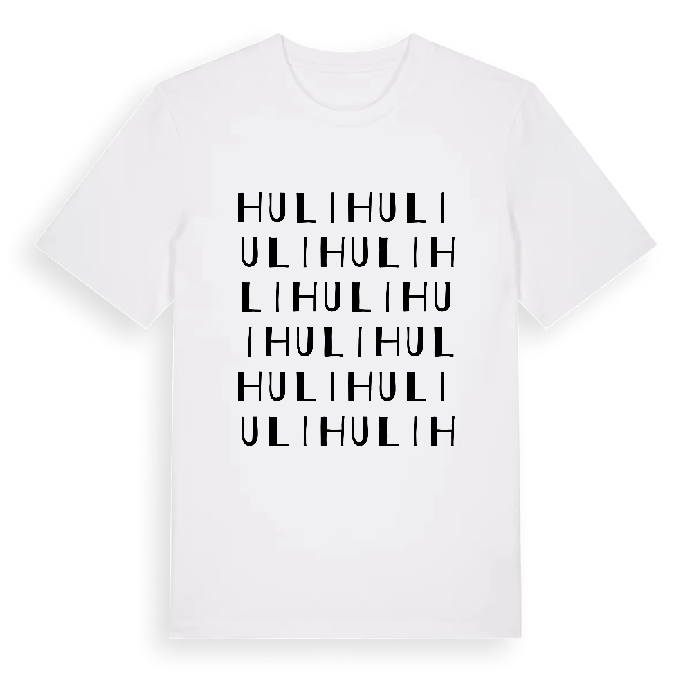 Huli ordlek t-shirt – White, i miljö