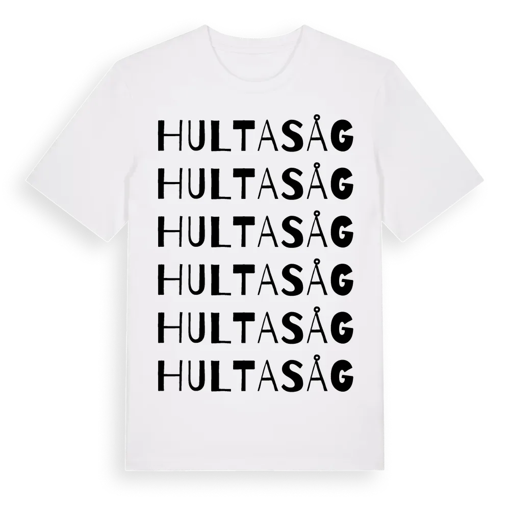 Hulta Såg ordlek t-shirt i miljö