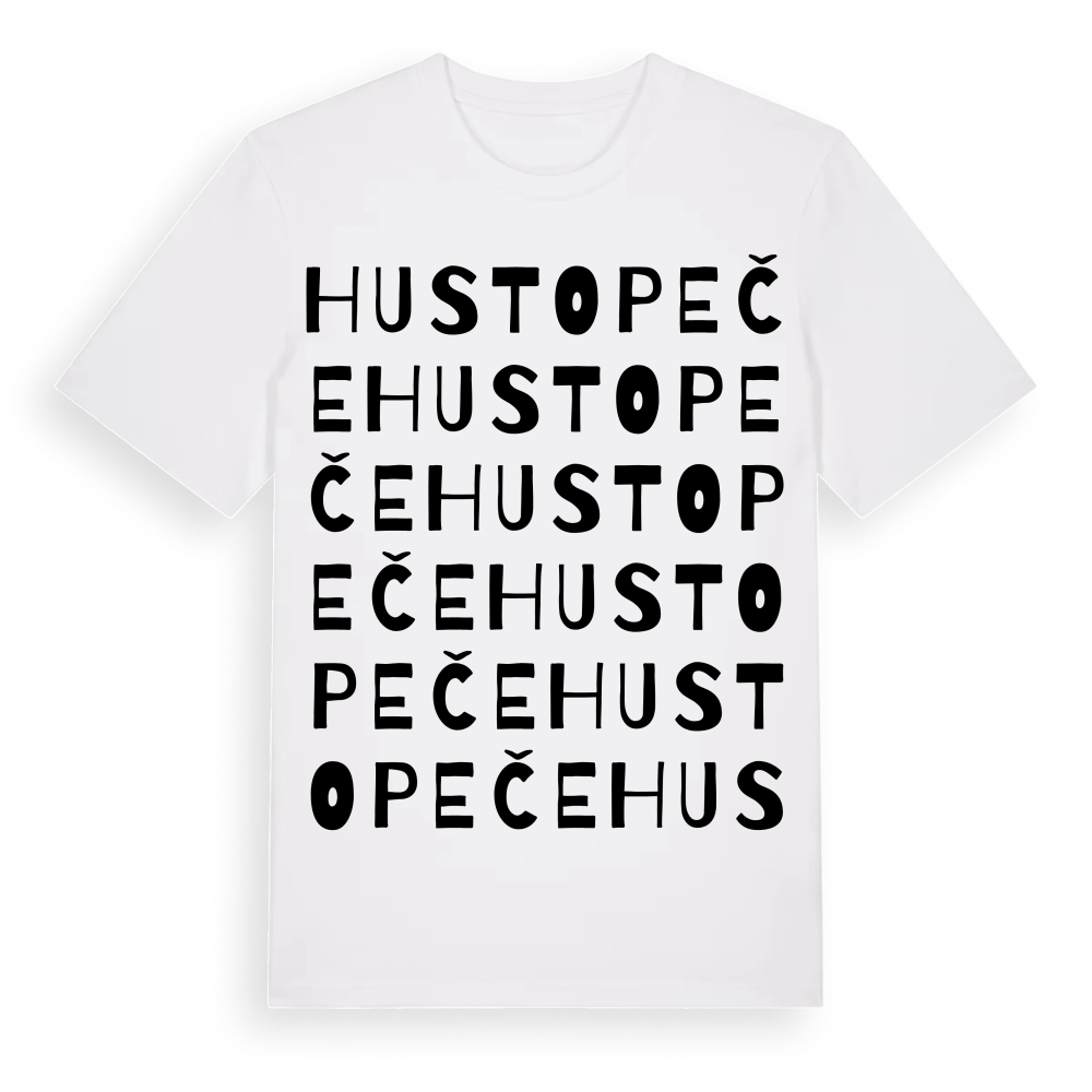 Hustopeče ordlek t-shirt – White, i miljö