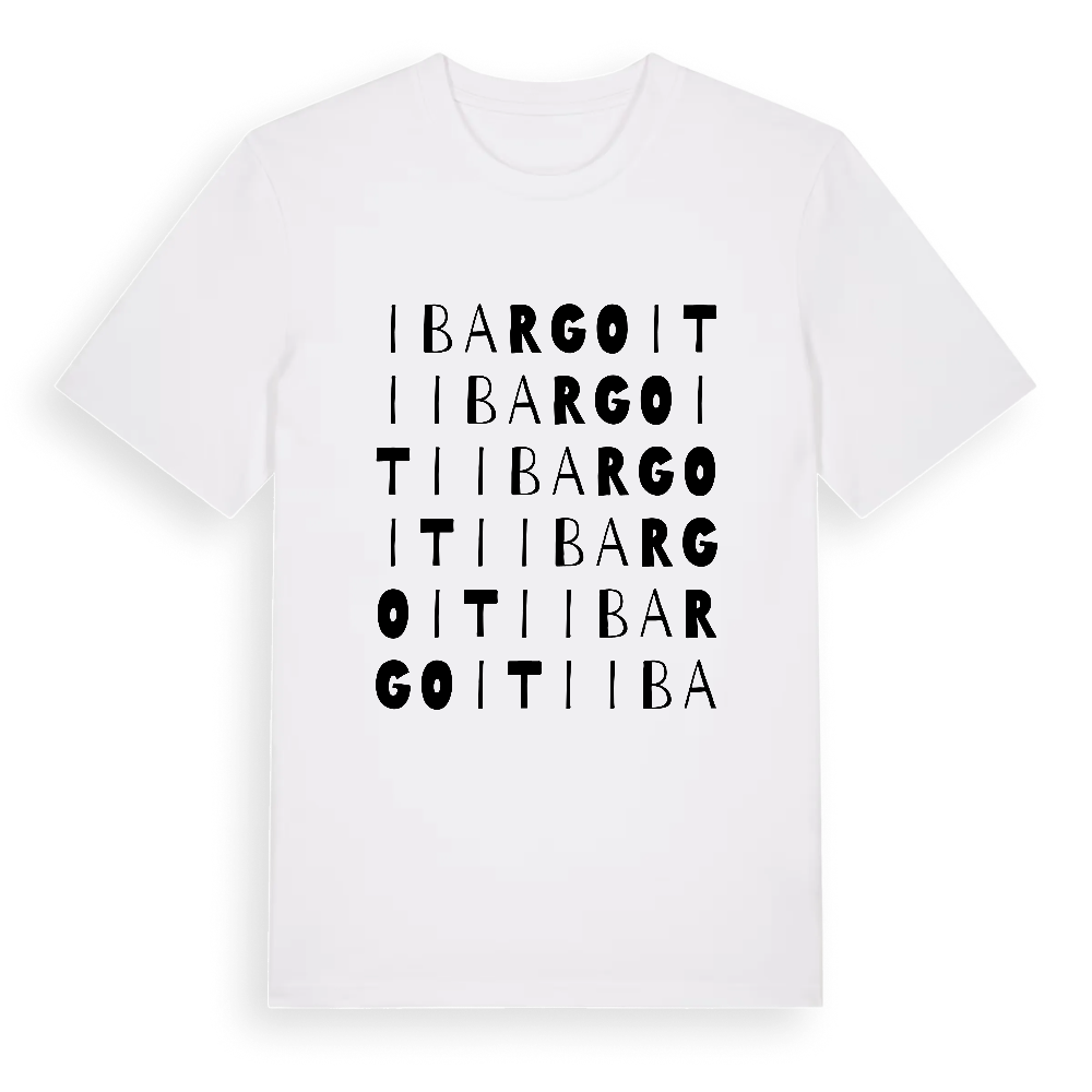Ibargoiti ordlek t-shirt – White, i miljö