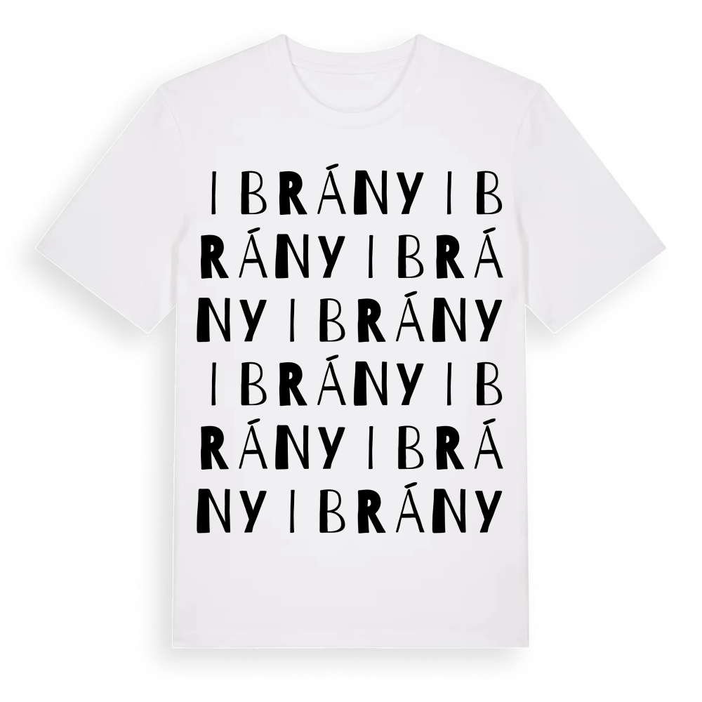 Ibrány ordlek t-shirt – White, i miljö