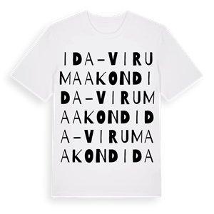 Ida-Viru maakond ordlek t-shirt – ekologisk bomull t-shirt från Pinshirt
