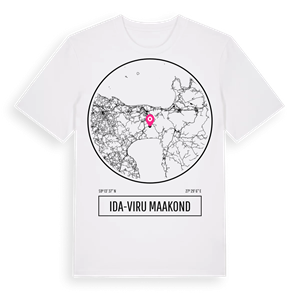 Ida-Viru maakond t-shirt – ekologisk bomull t-shirt från Pinshirt