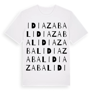 Idiazabal ordlek t-shirt – ekologisk bomull t-shirt från Pinshirt