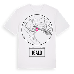 Igalo t-shirt – ekologisk bomull t-shirt från Pinshirt