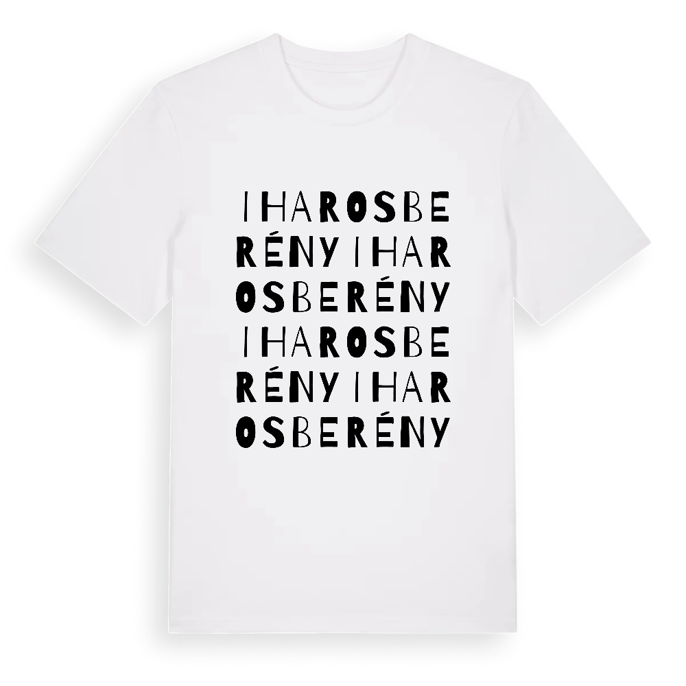 Iharosberény ordlek t-shirt – White, i miljö