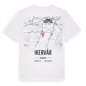Ikervár karta t-shirt – ekologisk bomull t-shirt från Pinshirt