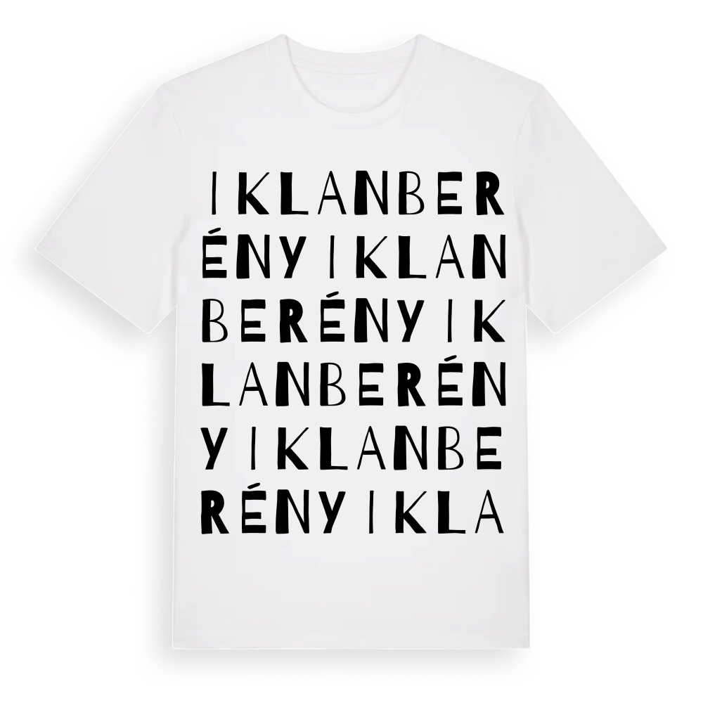 Iklanberény ordlek t-shirt – White, i miljö