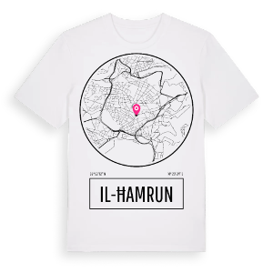 Il-Ħamrun t-shirt – ekologisk bomull t-shirt från Pinshirt