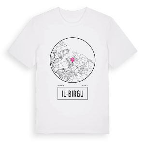 Il-Birgu t-shirt – ekologisk bomull t-shirt från Pinshirt