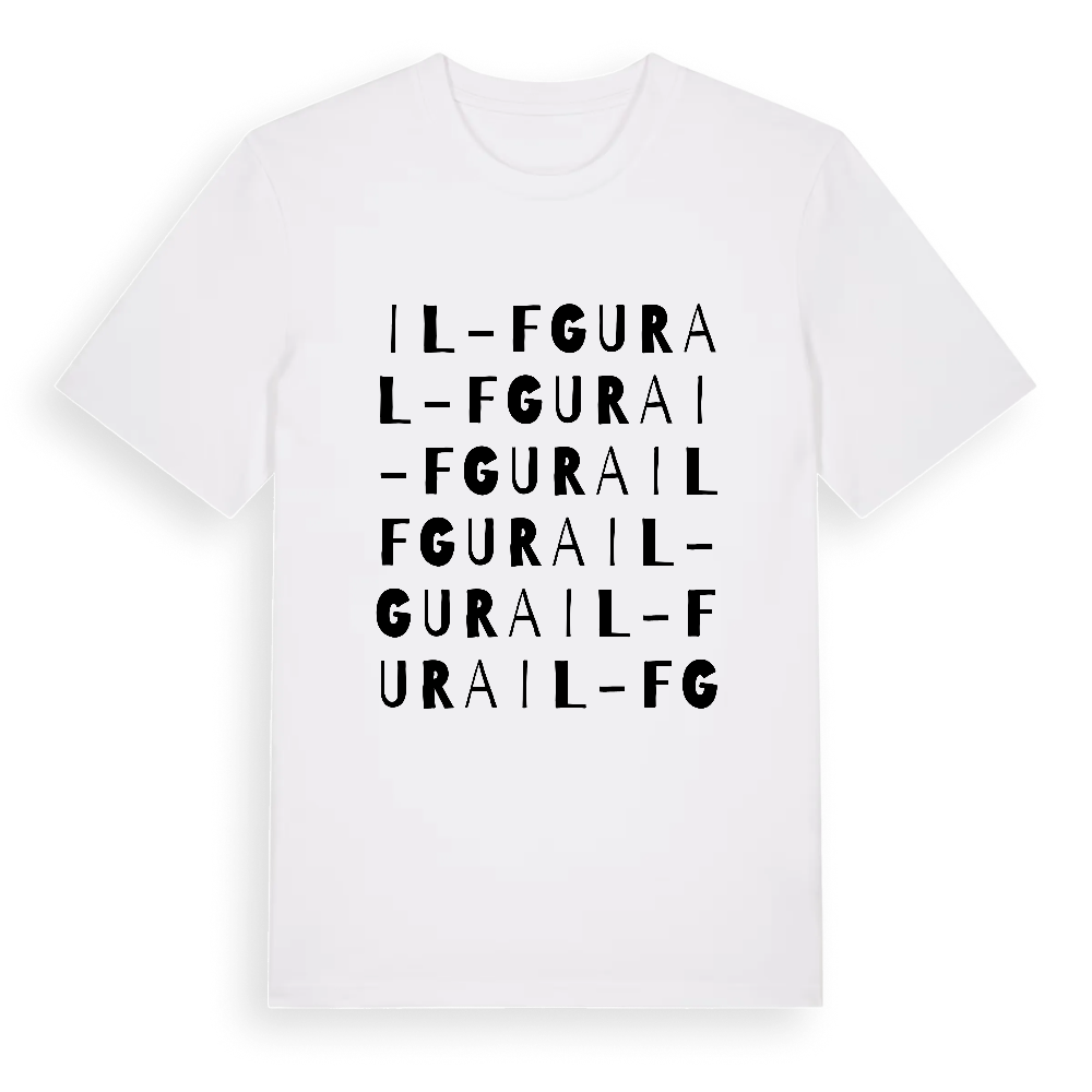 Il-Fgura ordlek t-shirt – White, i miljö