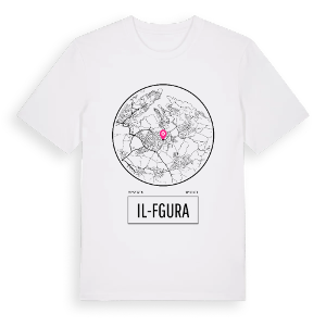 Il-Fgura t-shirt – ekologisk bomull t-shirt från Pinshirt