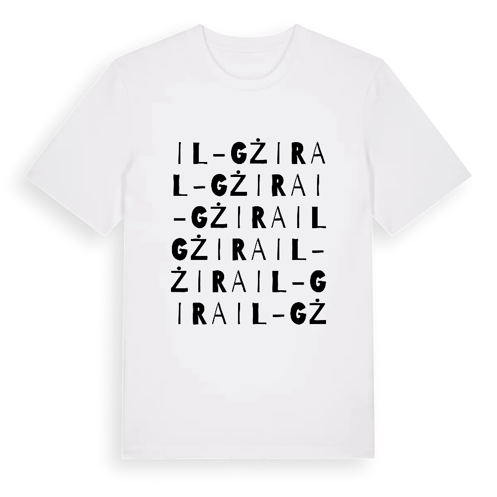 Il-Gżira ordlek t-shirt – White, i miljö