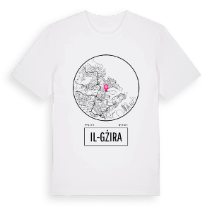 Il-Gżira t-shirt – ekologisk bomull t-shirt från Pinshirt