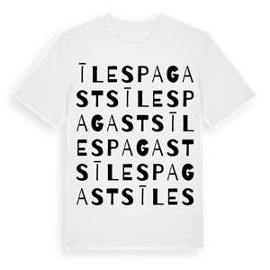Īles pagasts ordlek t-shirt – ekologisk bomull t-shirt från Pinshirt