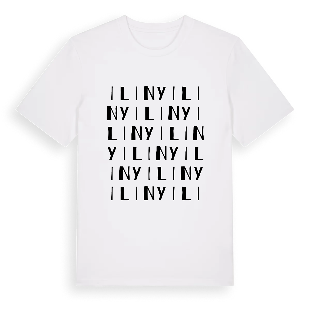 Iliny ordlek t-shirt – White, i miljö