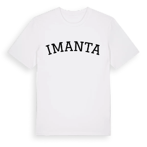 Imanta böjd t-shirt – ekologisk bomull t-shirt från Pinshirt