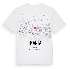 Imanta karta t-shirt – ekologisk bomull t-shirt från Pinshirt