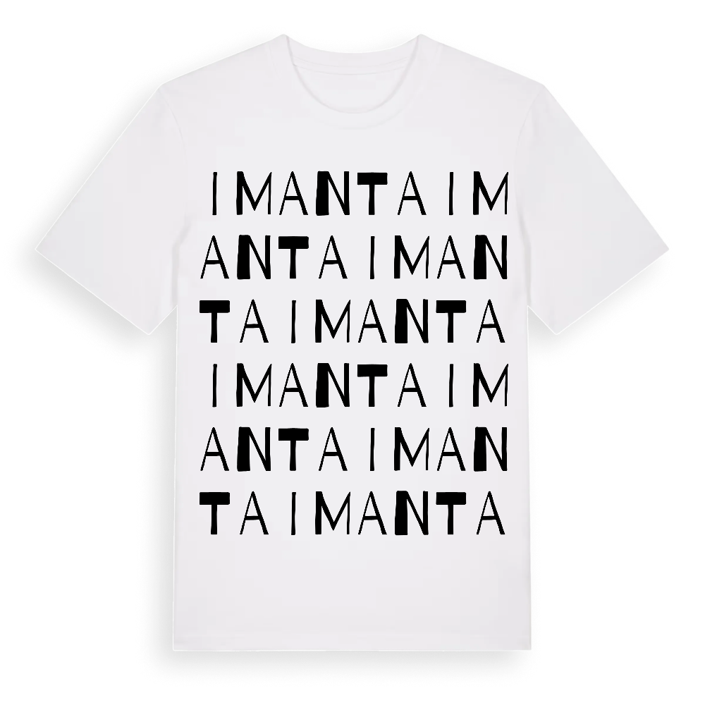 Imanta ordlek t-shirt – White, i miljö