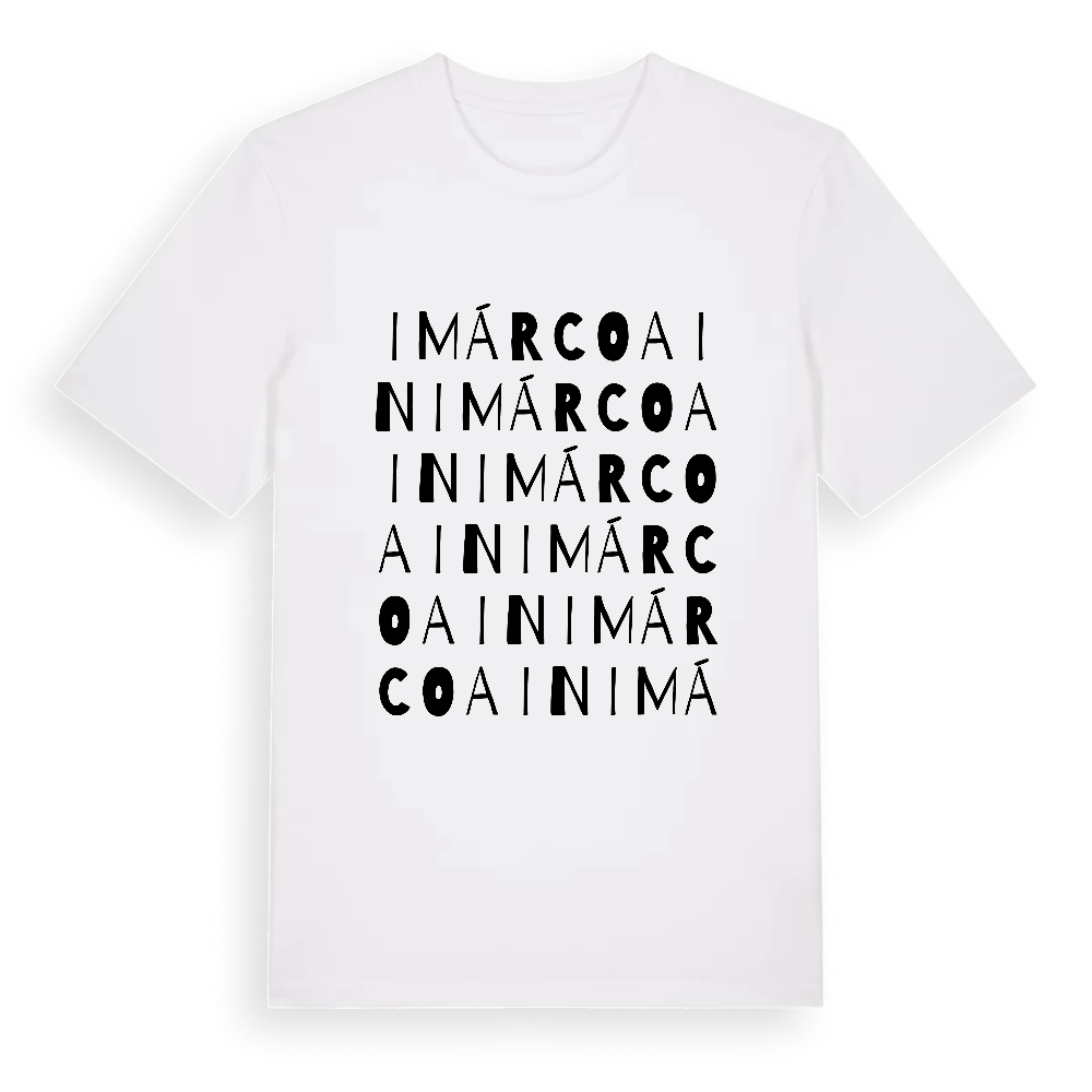 Imárcoain ordlek t-shirt – White, i miljö