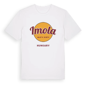Imola cirkel t-shirt – ekologisk bomull t-shirt från Pinshirt