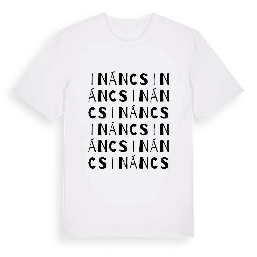 Ináncs ordlek t-shirt – White, i miljö