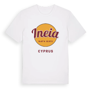 Ineia cirkel t-shirt – ekologisk bomull t-shirt från Pinshirt