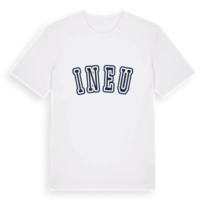 Ineu college t-shirt – ekologisk bomull t-shirt från Pinshirt