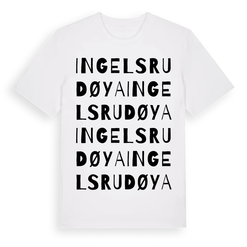 Ingelsrudøya ordlek t-shirt i miljö