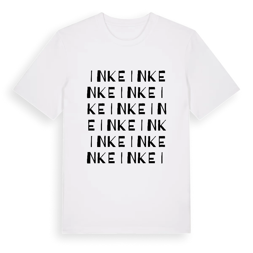 Inke ordlek t-shirt – White, i miljö