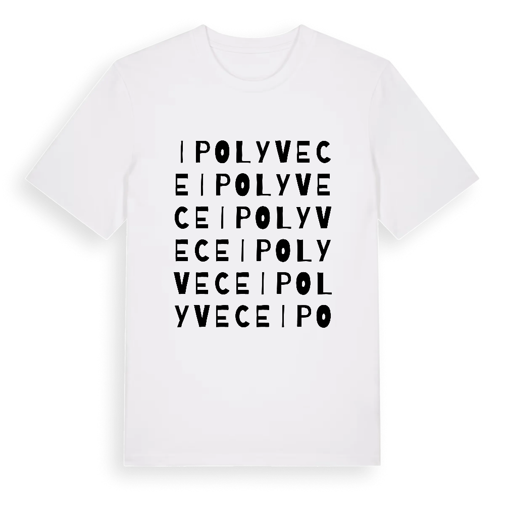 Ipolyvece ordlek t-shirt – White, i miljö